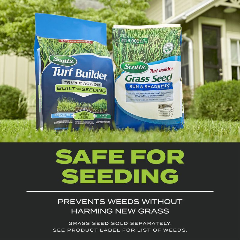 fertilizer before planting grass seed Scotts® Turf Builder® Triple Action Built For Seeding - Morristown, NJ