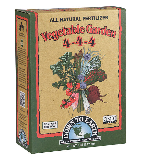 meherrin fertilizer garden plant food Down to Earth Vegetable Garden 4-4-4 Fertilizer - Morristown, NJ