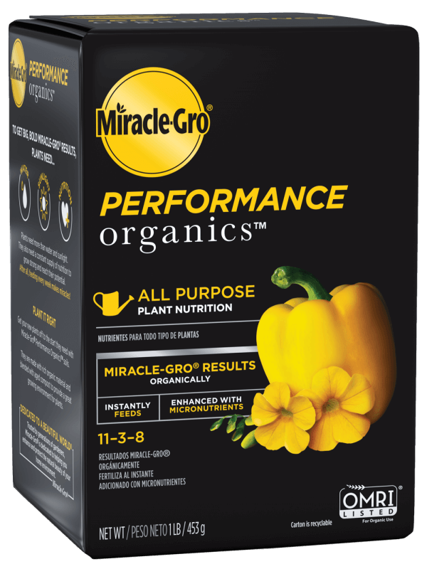 miracle gro all purpose plant fertilizer Miracle-Gro® Performance Organics® All Purpose Plant Nutrition - Morristown, NJ