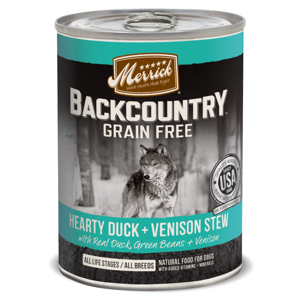 Merrick backcountry top wet dog food