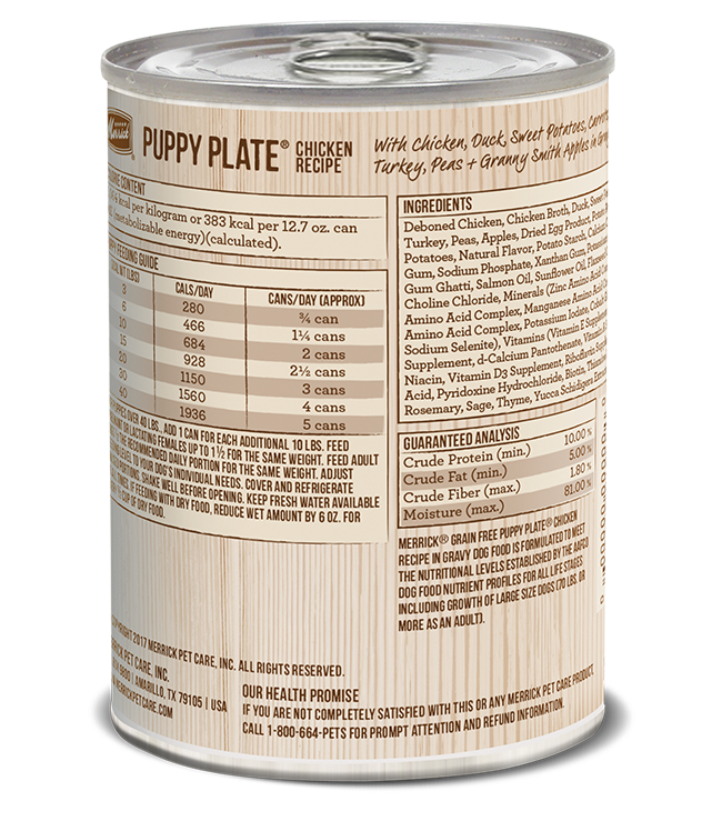 Merrick dog food for puppies hotsell
