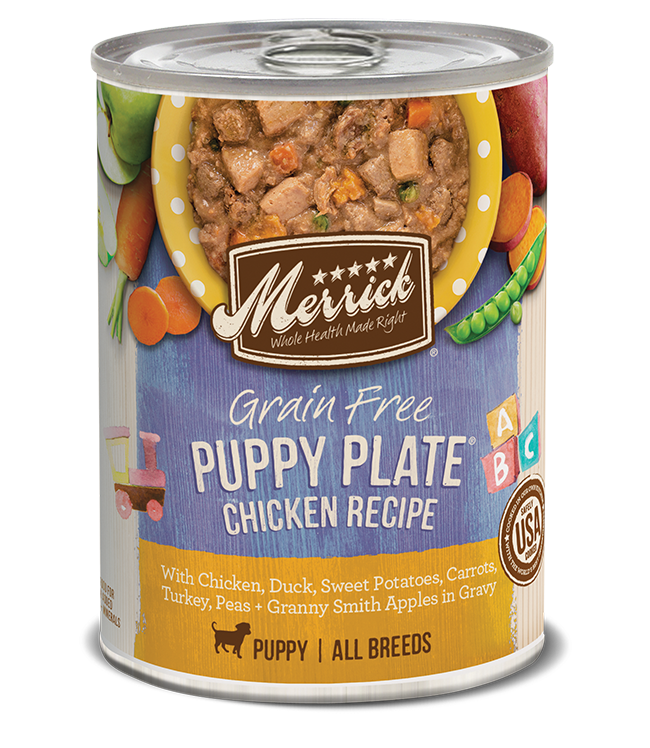 Merrick puppy top food serving size