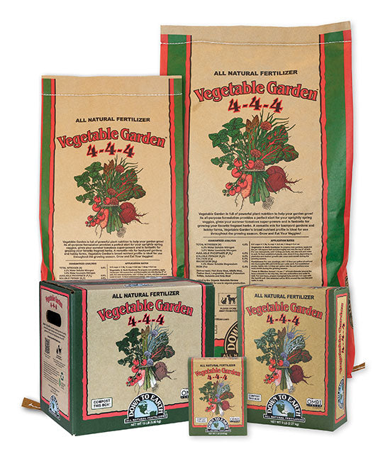 Down to Earth Vegetable Garden 4-4-4 Fertilizer - Morristown, NJ -  Morristown Agway