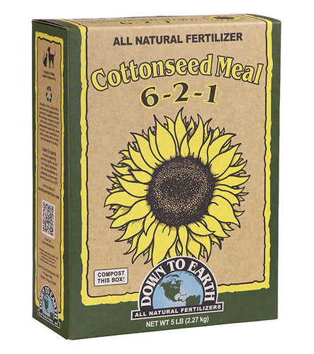 Down to Earth All Natural Cottonseed Meal Fertilizer (5 Lb Box)