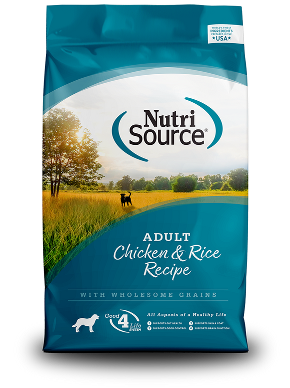 NutriSource® Adult Chicken & Rice Recipe Dry Dog Food (15 Lb)