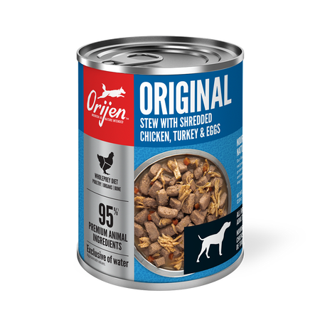 Orijen Original Stew Recipe with Chicken, Turkey & Eggs Wet Dog Food (12.8 Oz Single)