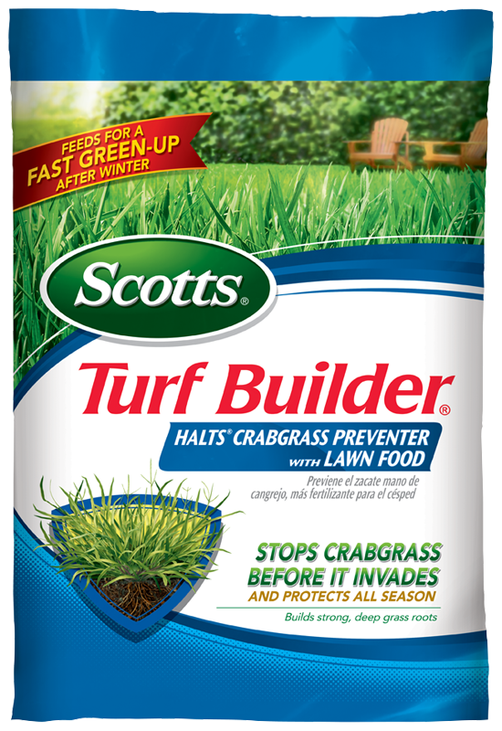 Scotts Turf Builder Halts Crabgrass Preventer with Lawn Food
