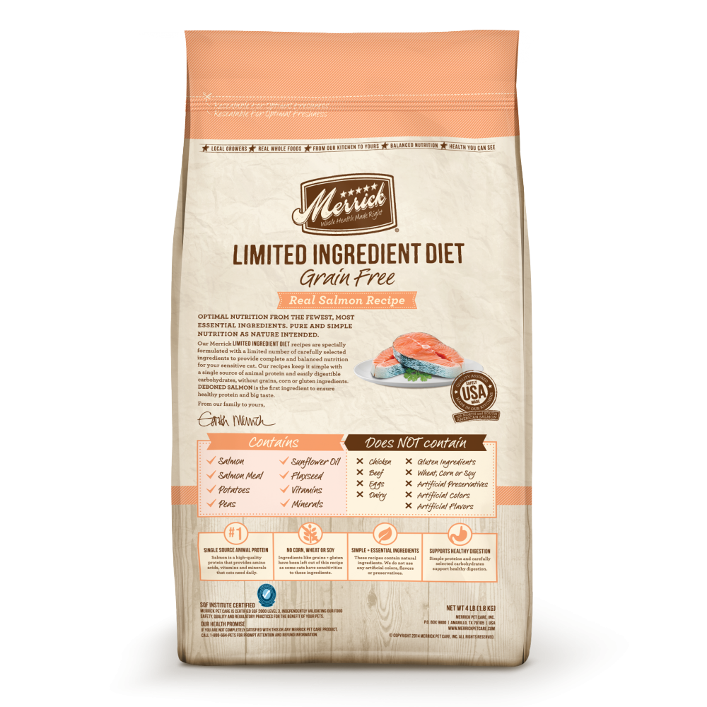 Merrick grain free salmon hotsell dog food