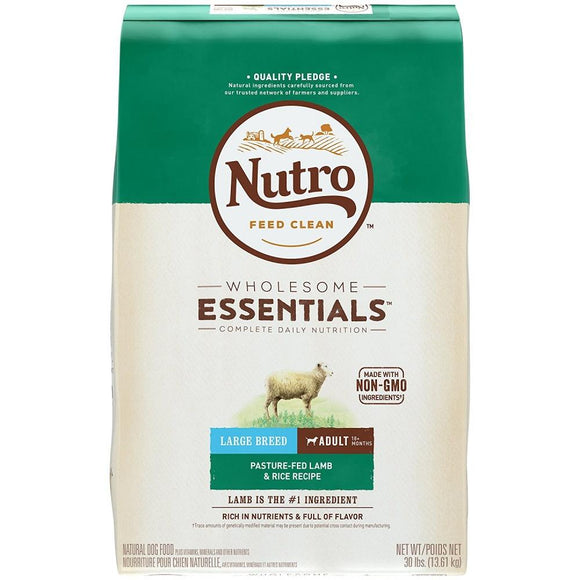 Nutro Wholesome Essentials Large Breed Adult Pasture-Fed Lamb & Rice Dry Dog Food