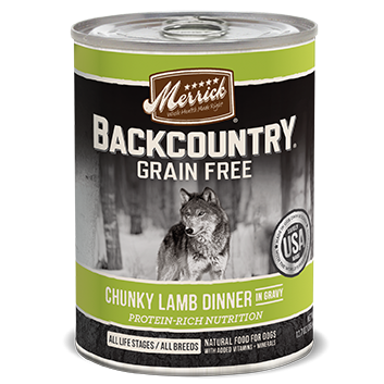 Merrick Backcountry Grain Free Chunky Lamb Canned Dog Food