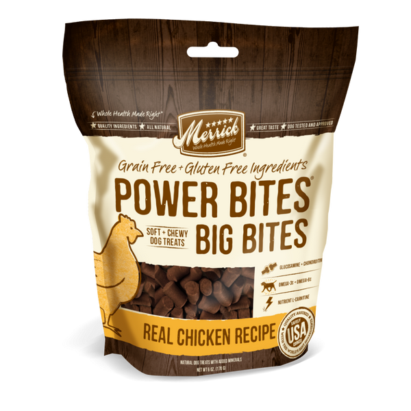 Merrick Power Bites Big Bites Real Chicken Dog Treats Morristown