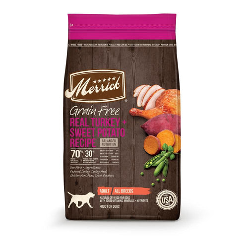 Merrick Grain Free Adult Turkey and Sweet Potato Recipe Dry Dog Food