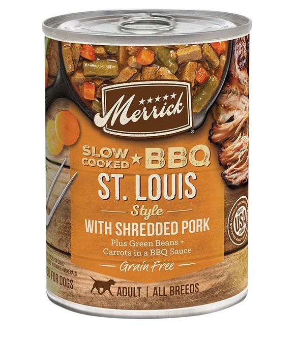 Merrick Slow-Cooked BBQ St. Louis Style with Shredded Pork