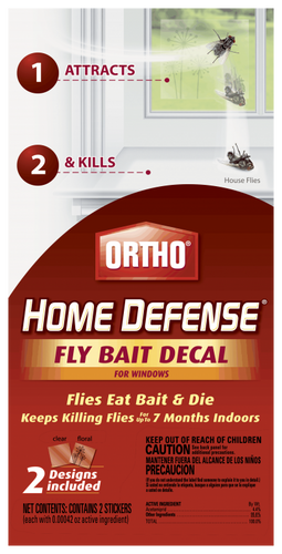 ORTHO® HOME DEFENSE® FLY BAIT DECAL FOR WINDOWS