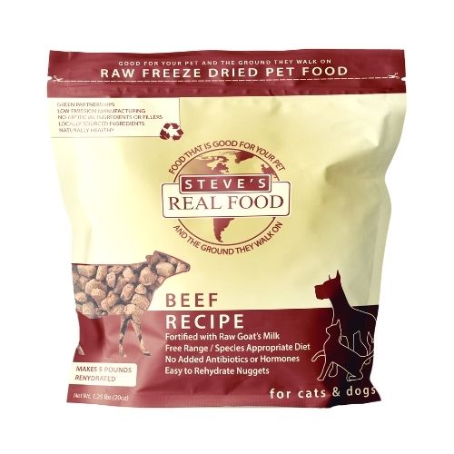 Steve's Real Food Freeze-Dried Raw Dog Food Beef Diet
